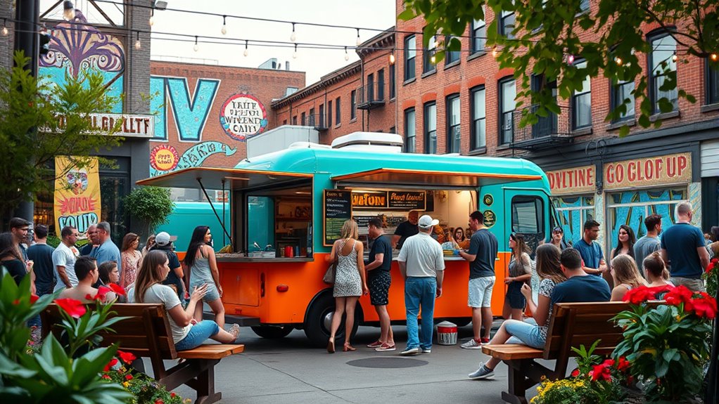 community focused food truck branding
