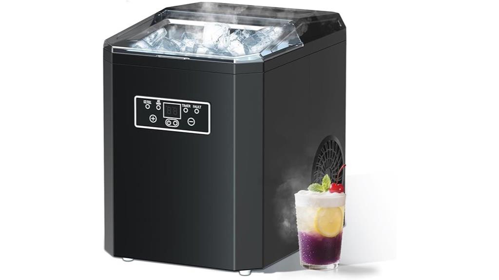 compact 44lbs ice maker