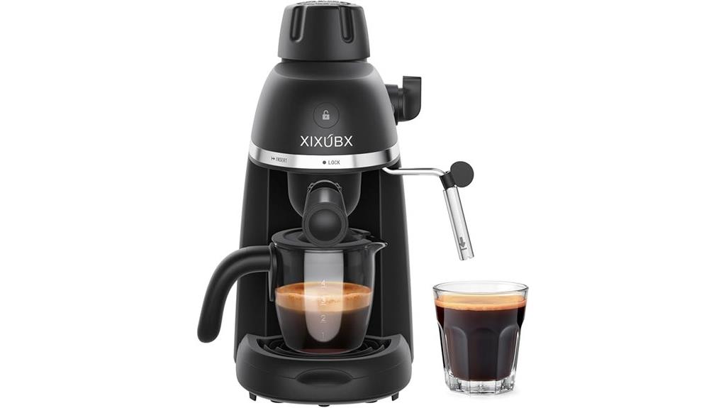 compact espresso cappuccino machine