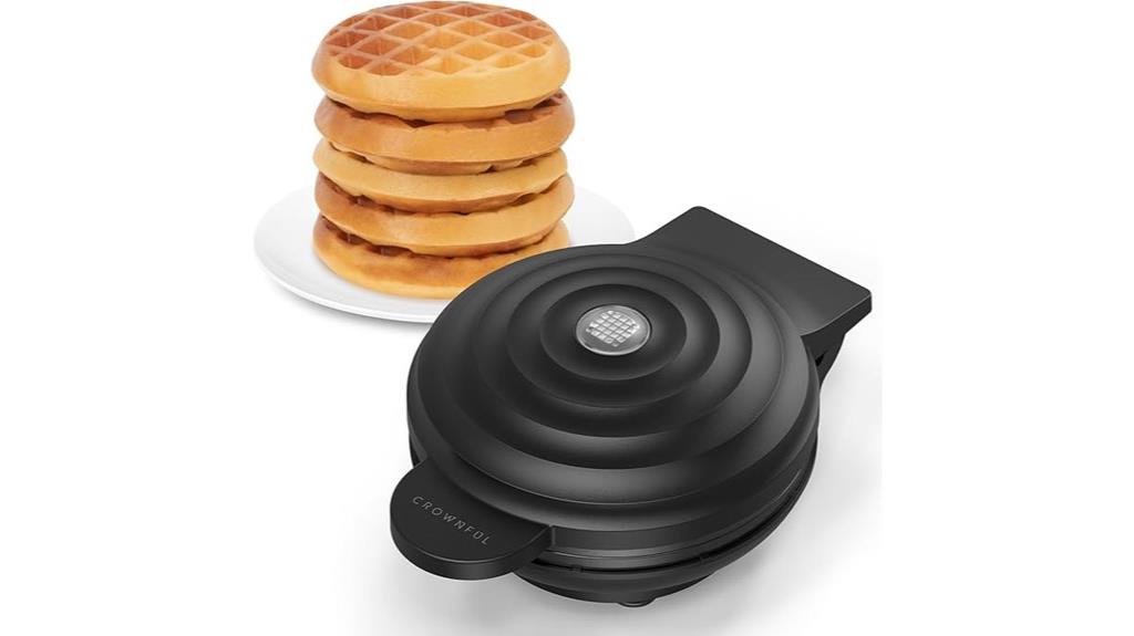 compact non stick waffle maker