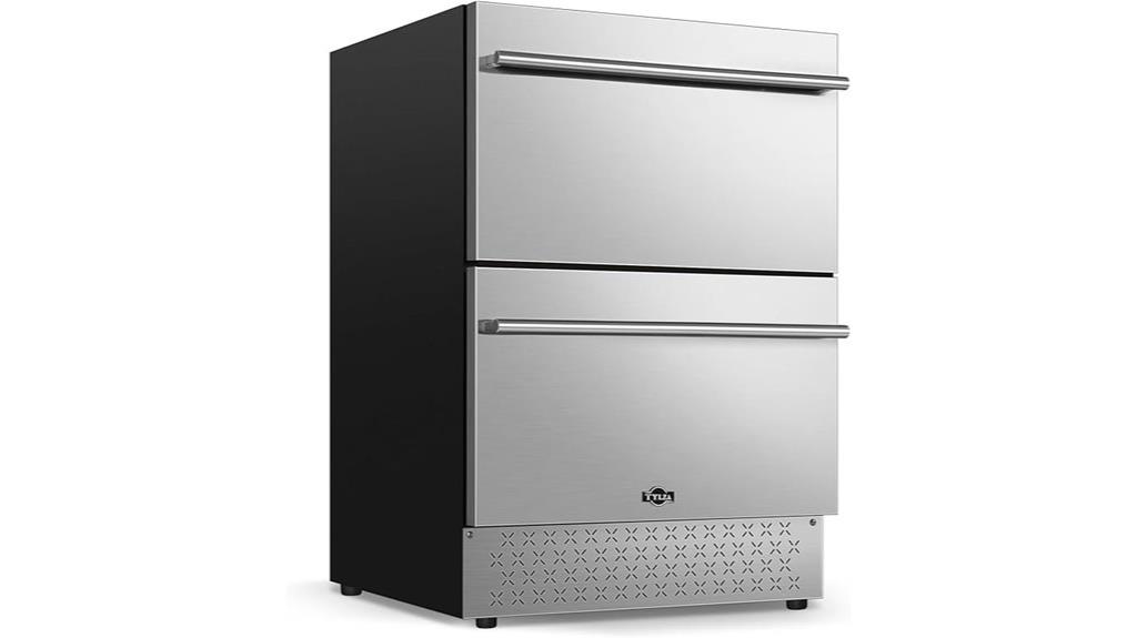 compact under counter fridge