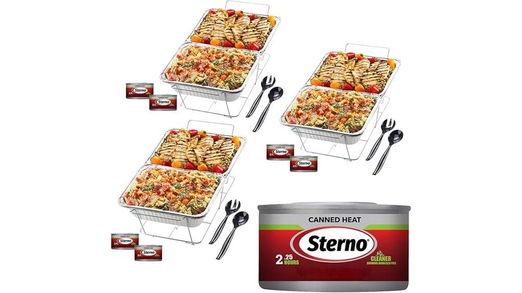 complete buffet serving set