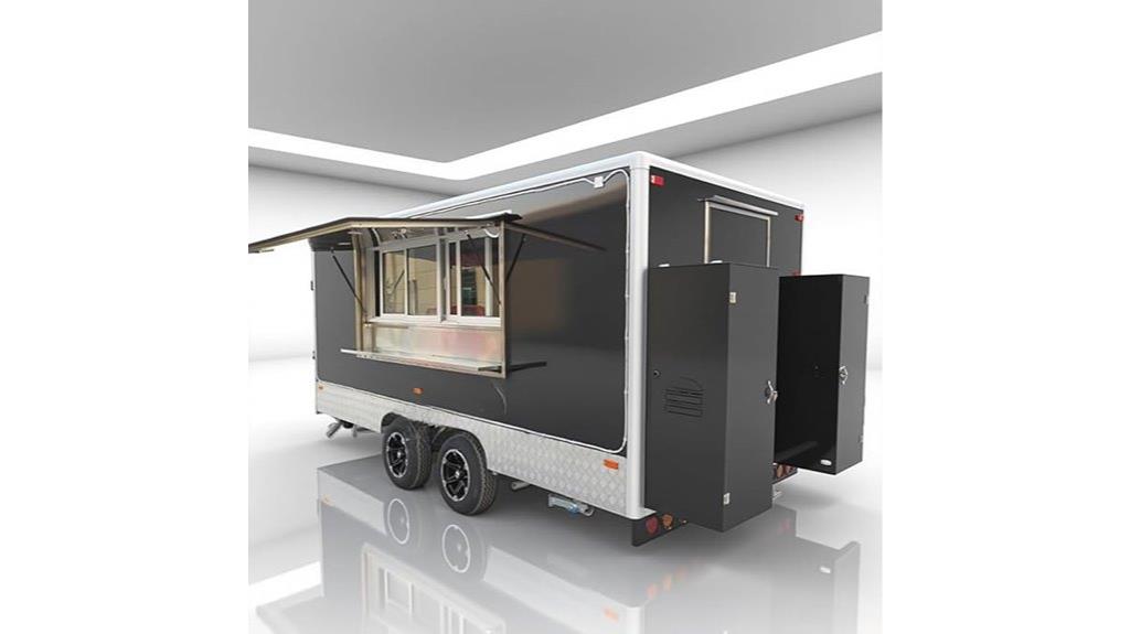 complete mobile food trailer