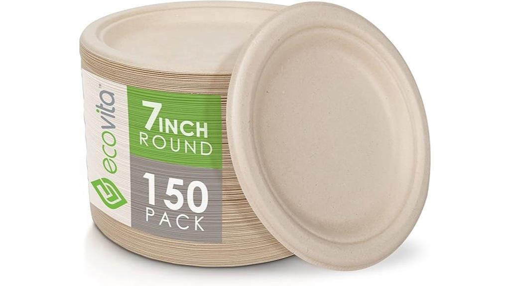 compostable 7 inch plate pack