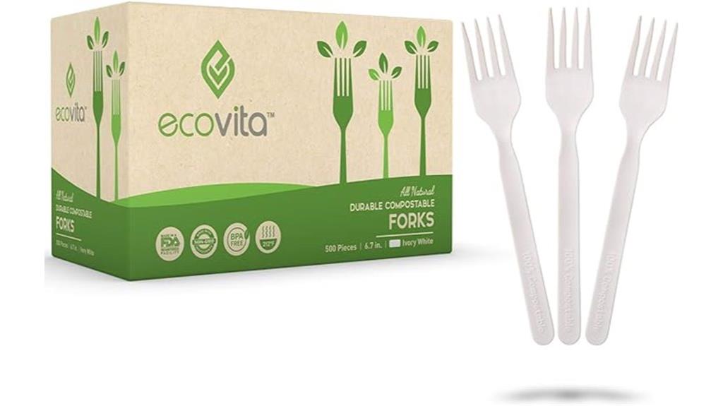 compostable forks bulk pack