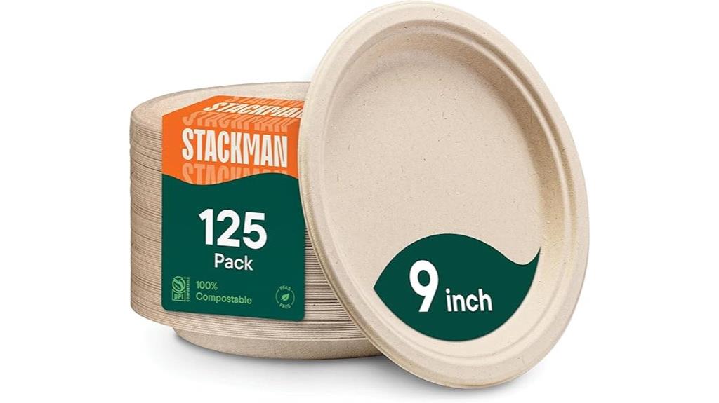 compostable paper plate pack