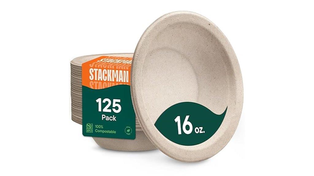 compostable paper soup bowls