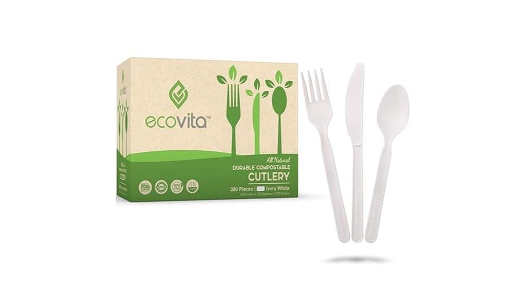 compostable utensils set