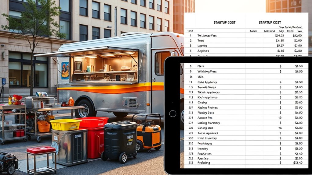 comprehensive food truck budget