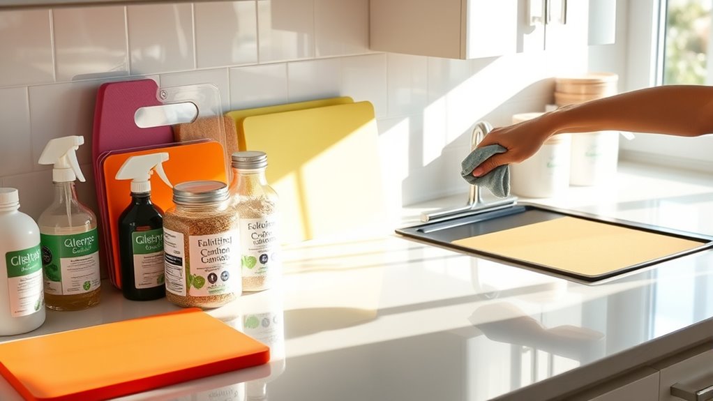 consistent cleaning and sanitizing