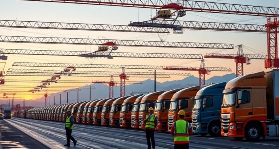 coordinating multiple truck fleets