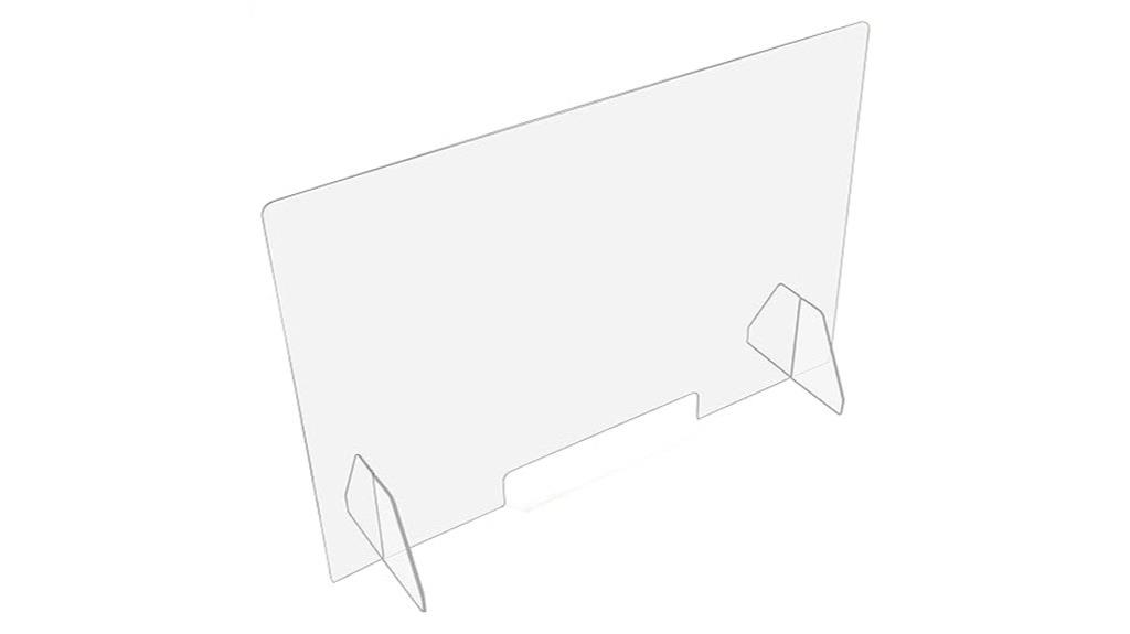 counter and desk sneeze guard