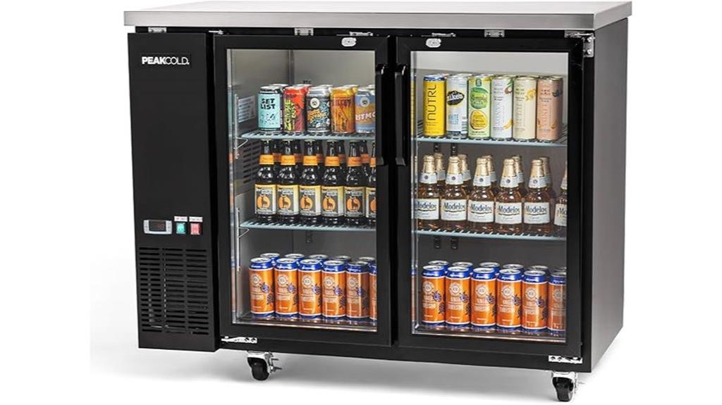 counter height beverage fridge