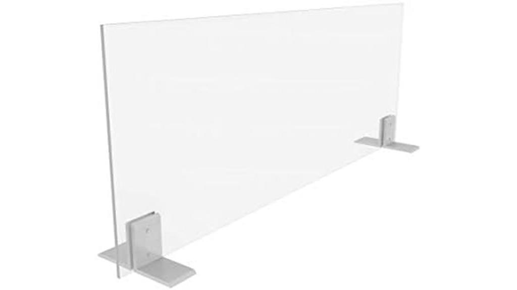 countertop plastic sneeze guard