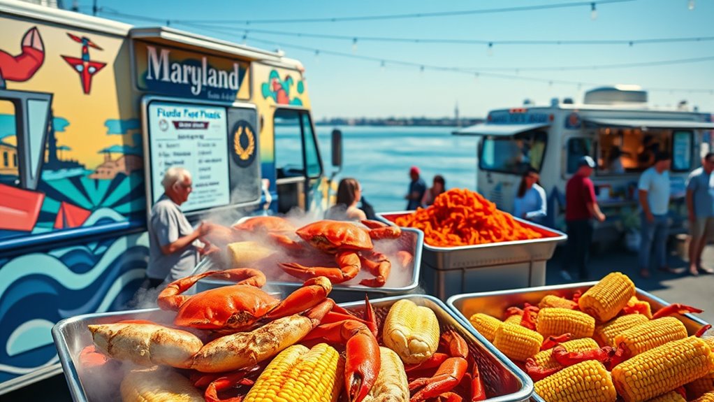 crab and bay food trucks
