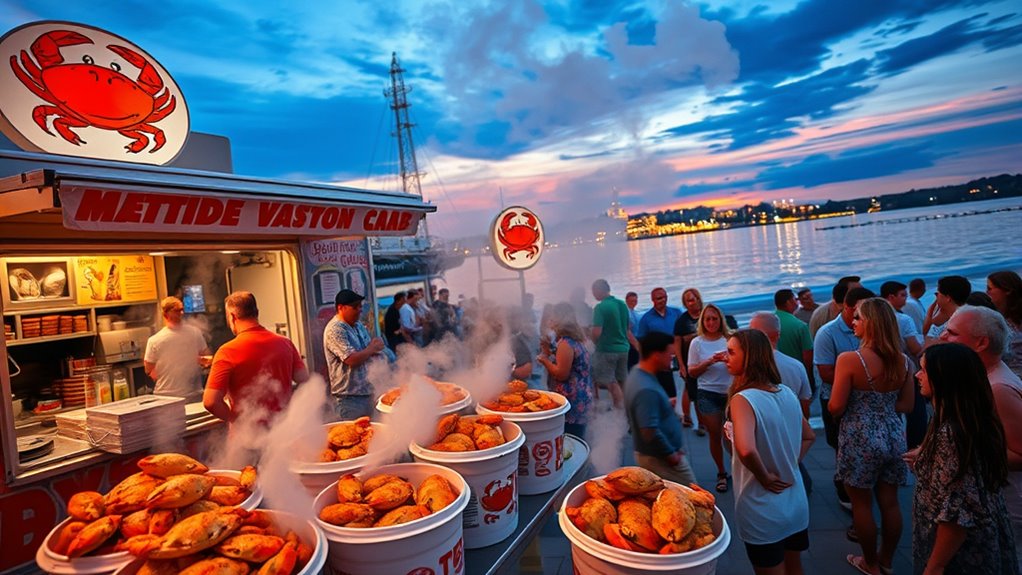 crab events and food trucks
