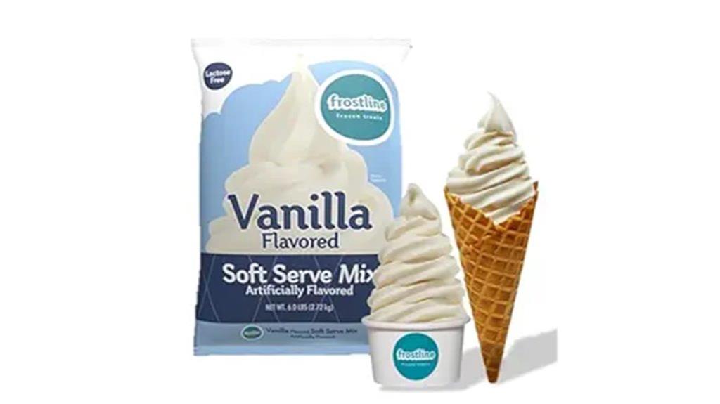 creamy vanilla ice cream