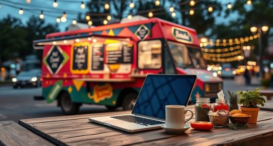 create a dynamic food truck website