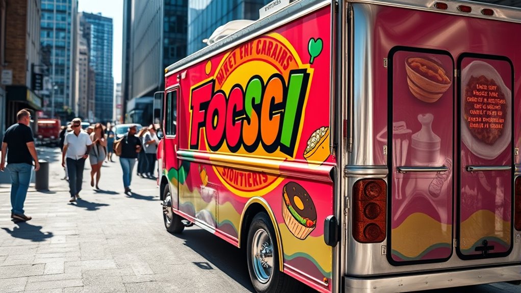 create memorable food truck logo
