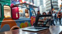 creating a dynamic food truck website
