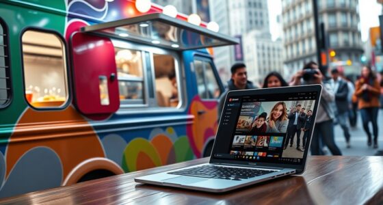creating a dynamic food truck website