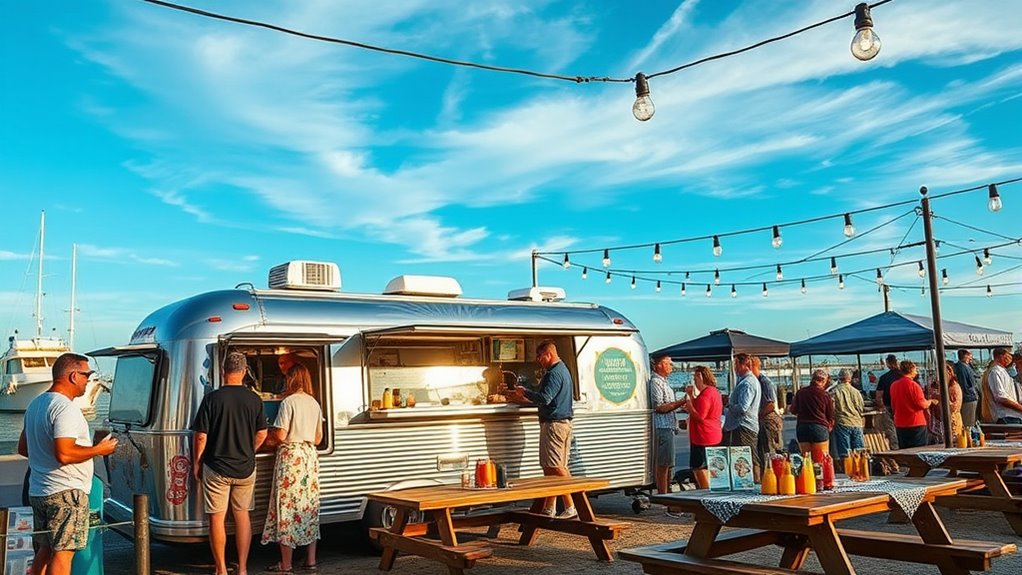 customizable coastal food truck catering