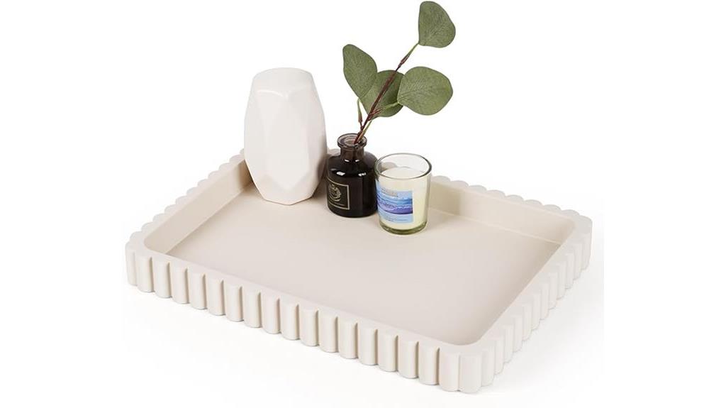 decorative concrete coffee tray