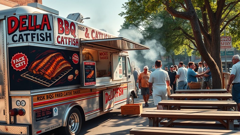 delta bbq and catfish trucks