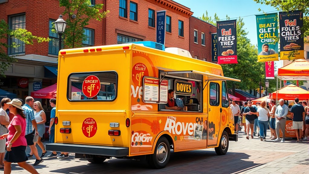 designated approved food truck zones