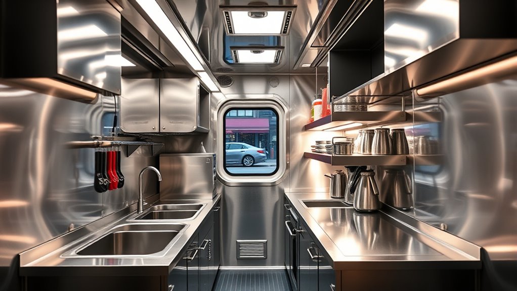 designing efficient food truck layout