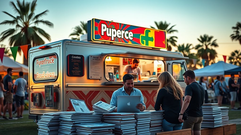 developing food truck content