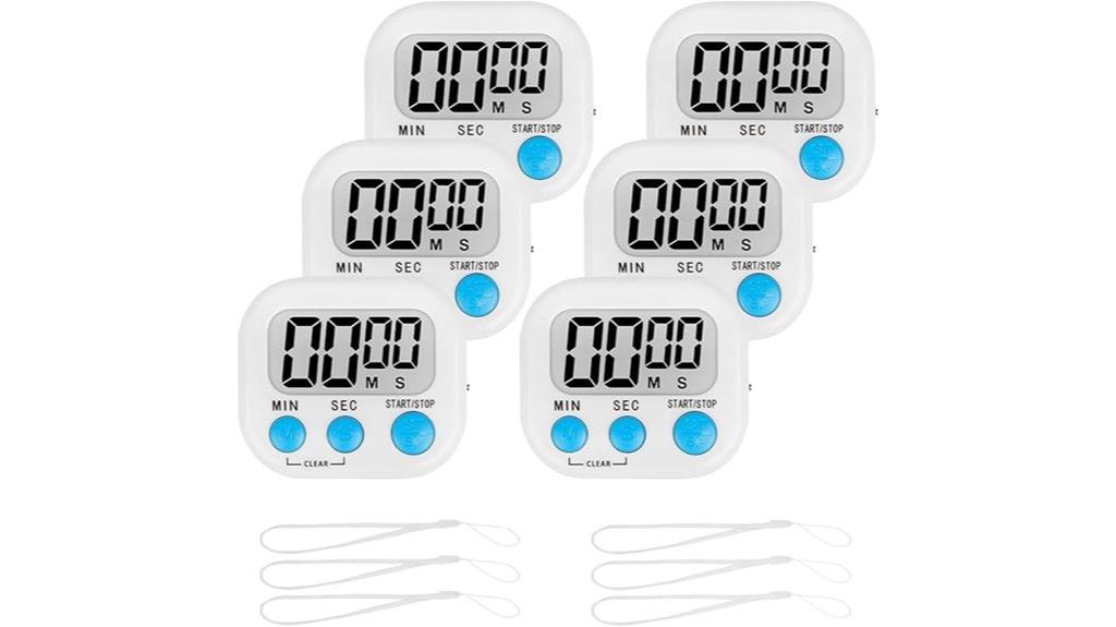 digital magnetic kitchen timers