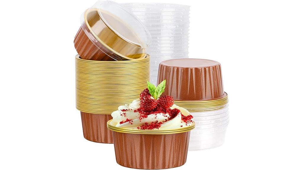 disposable aluminum baking cups