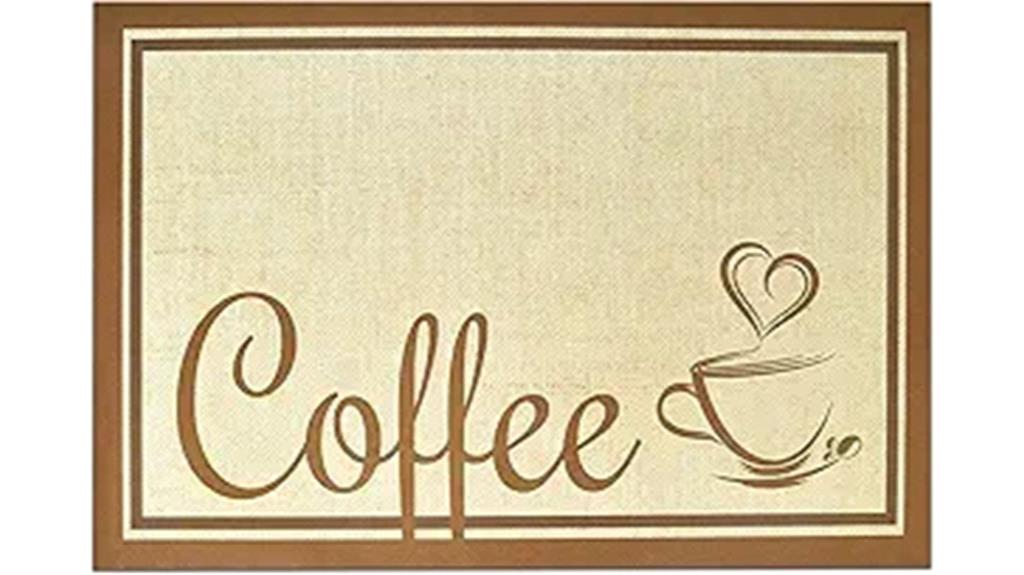 disposable burlap coffee mats