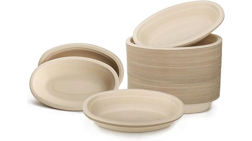 disposable paper bowl set