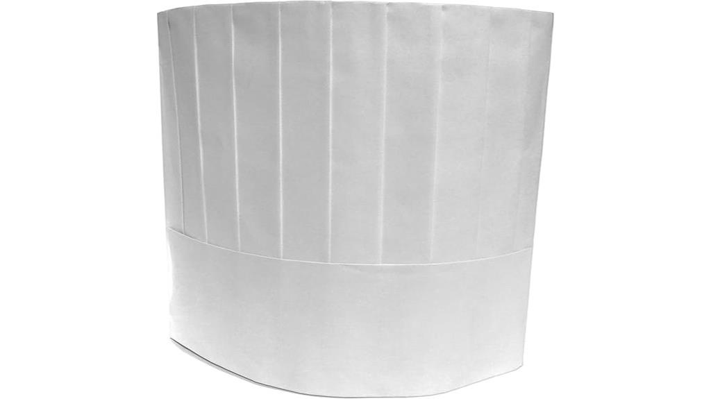 disposable pleated chef hats