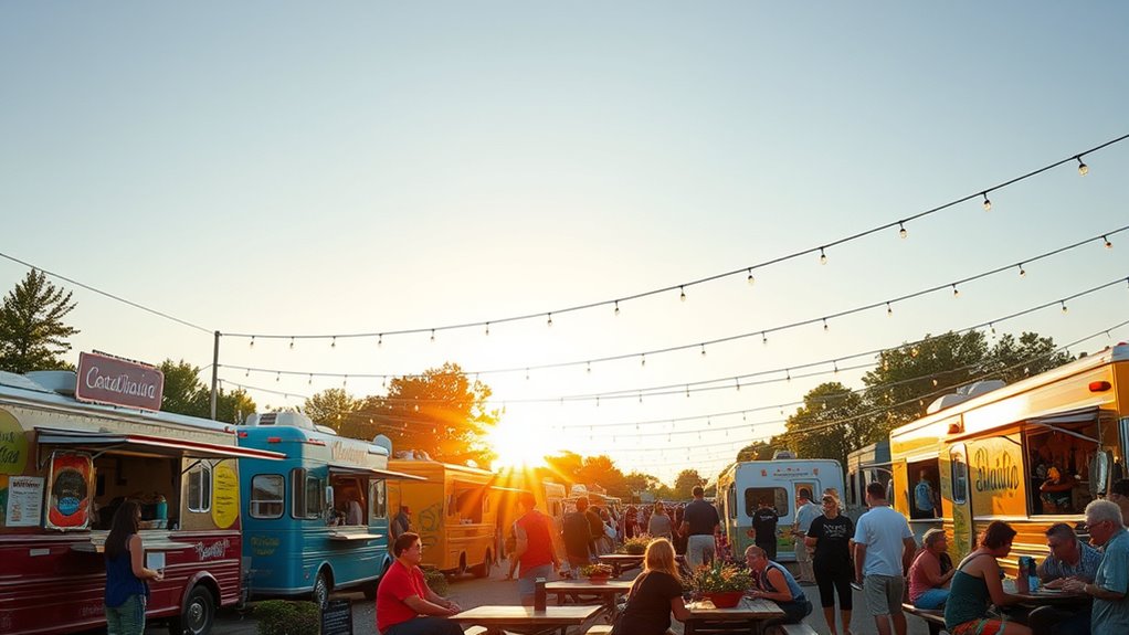 diverse bloomington food truck scene