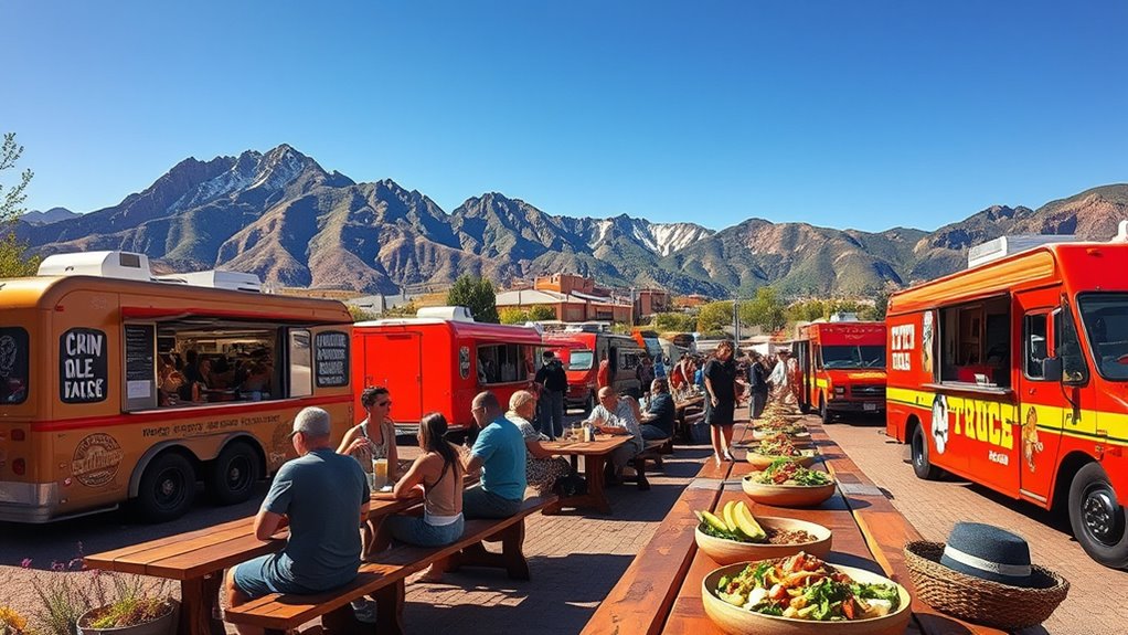 diverse food truck offerings