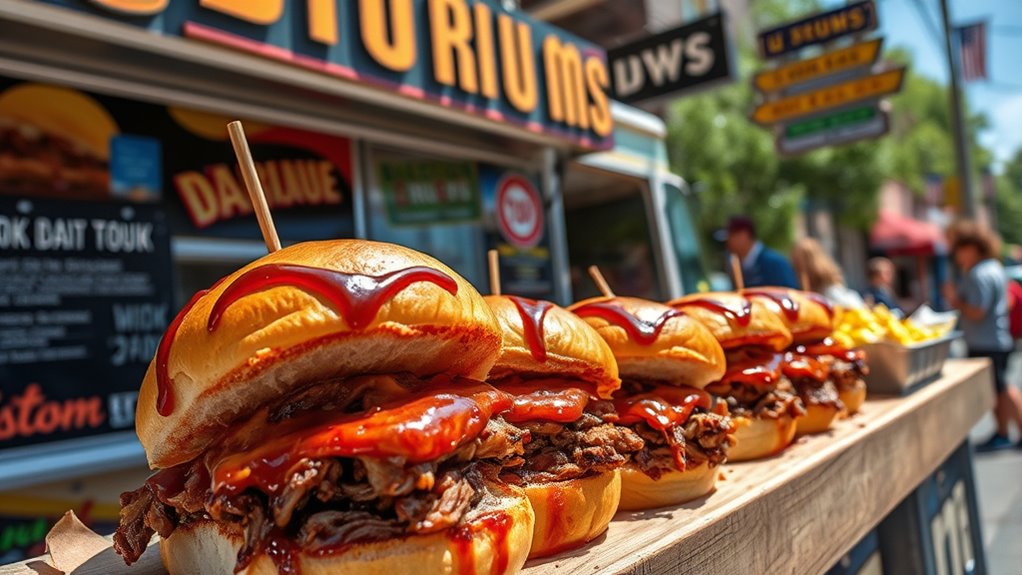 diverse meat and flavor