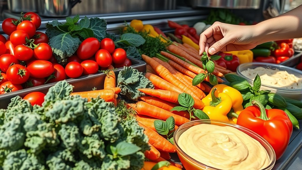 diverse nutritious appealing ingredients