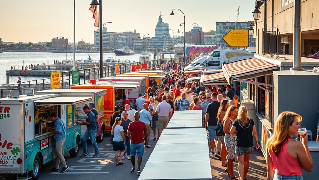 diverse vibrant food truck culture
