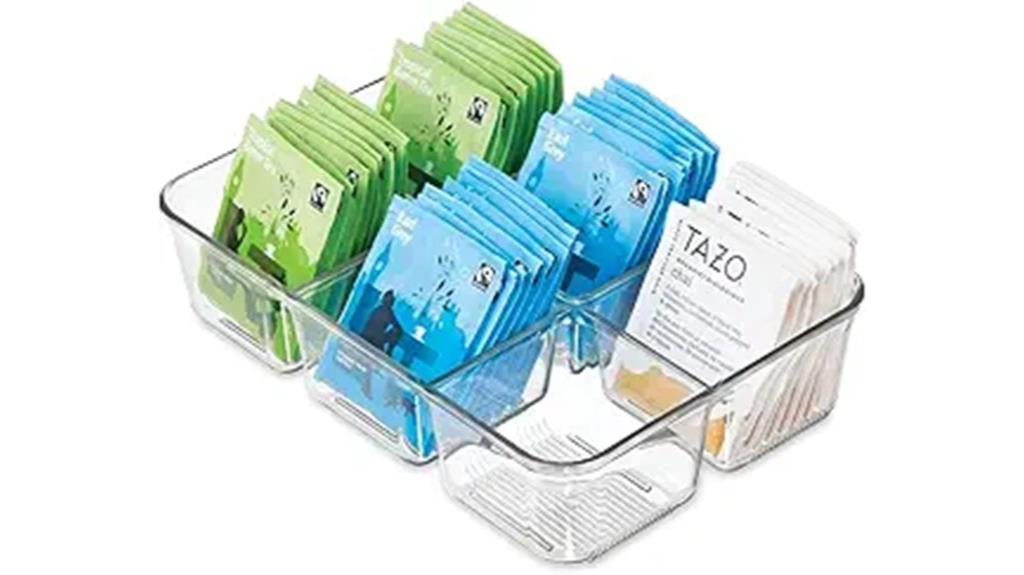 divided organizer for tea