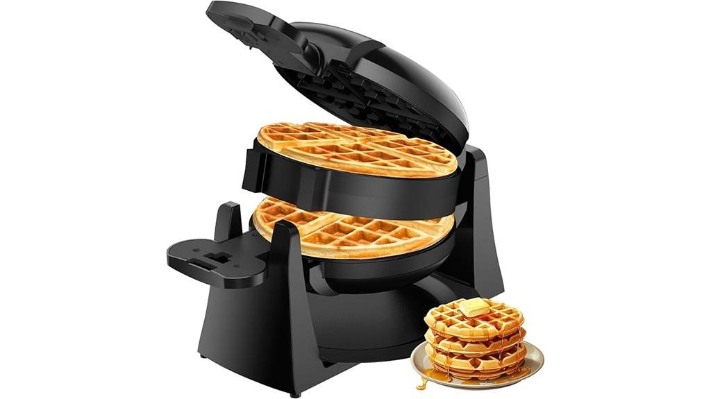 double flip waffle maker