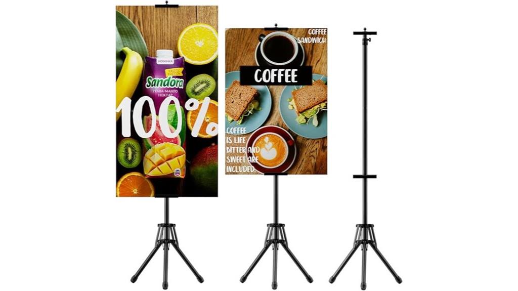 double side floor banner