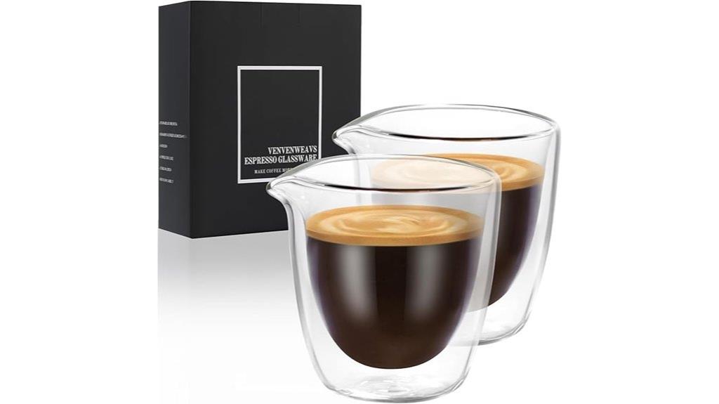 double walled espresso cups