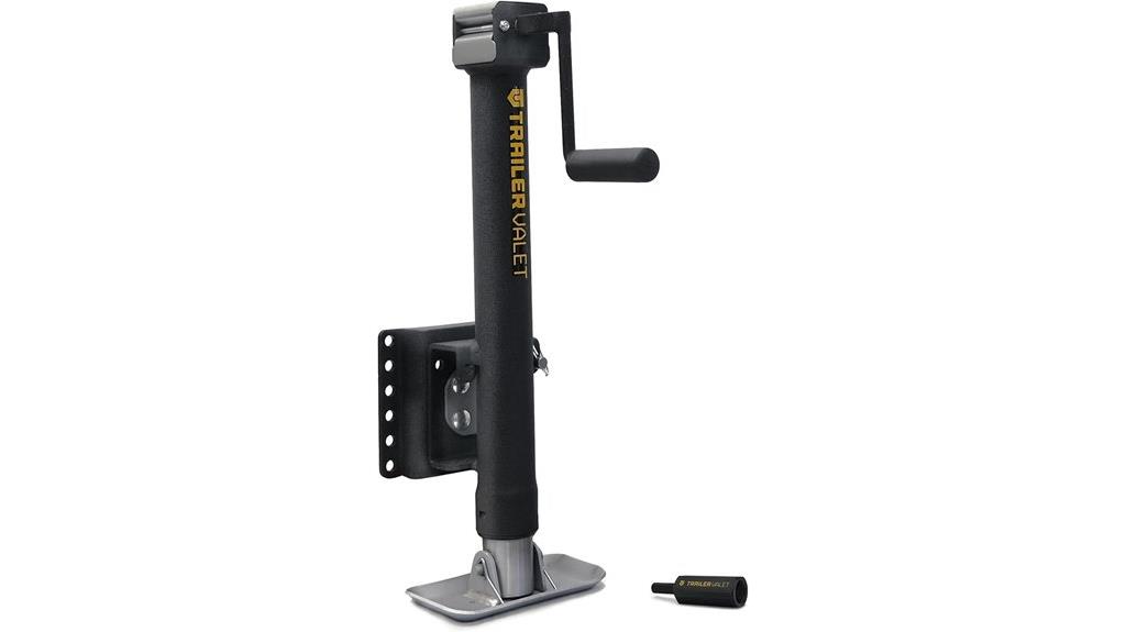 drill powered trailer jack