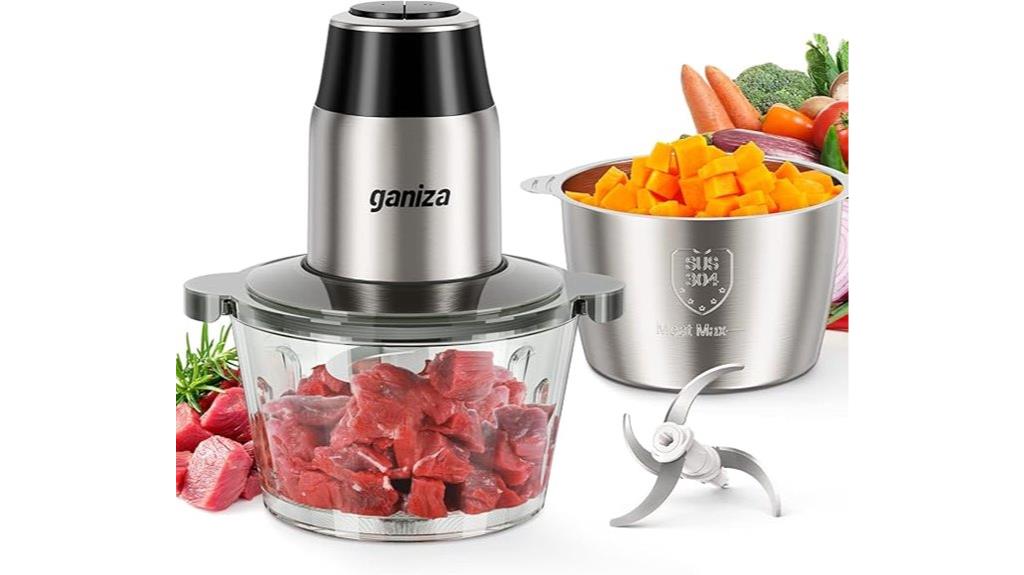 dual bowl 450w processor
