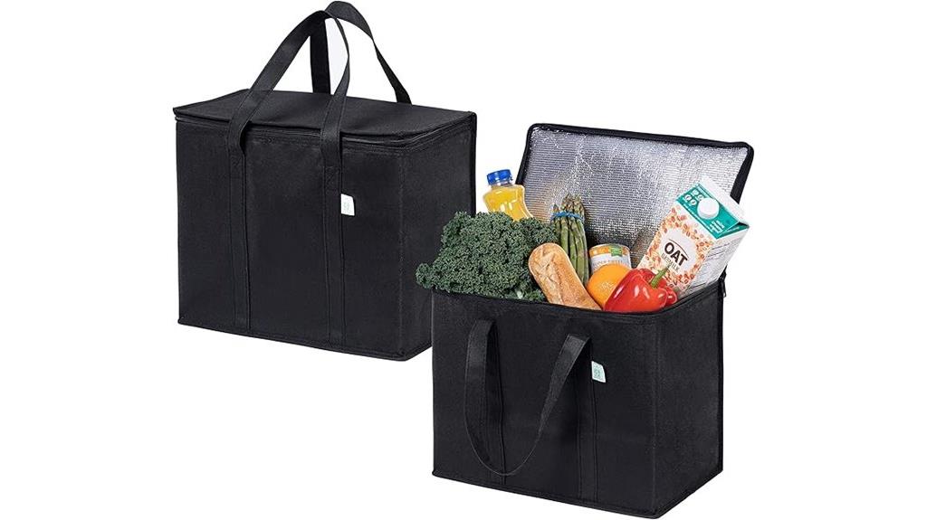 dual food delivery cooler bags