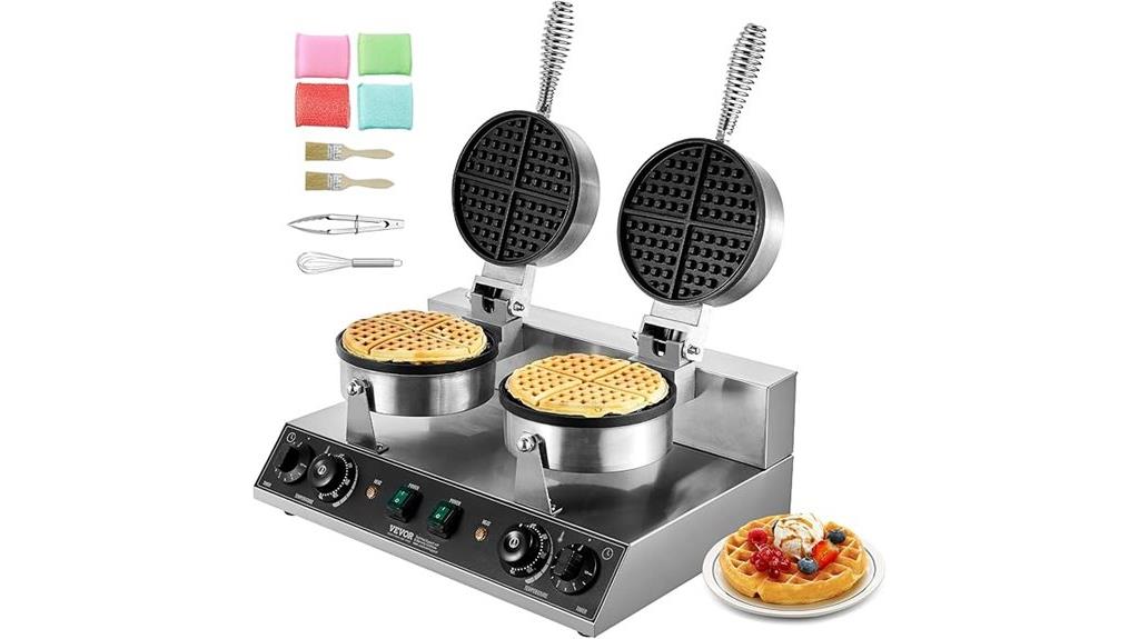 dual head commercial waffle maker