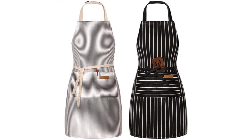 dual pocket adjustable aprons
